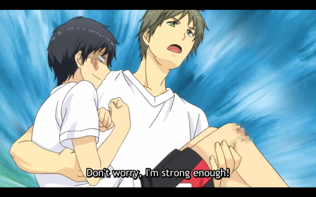 Two people blue background dont free wallpaper for desktop - medium preview image