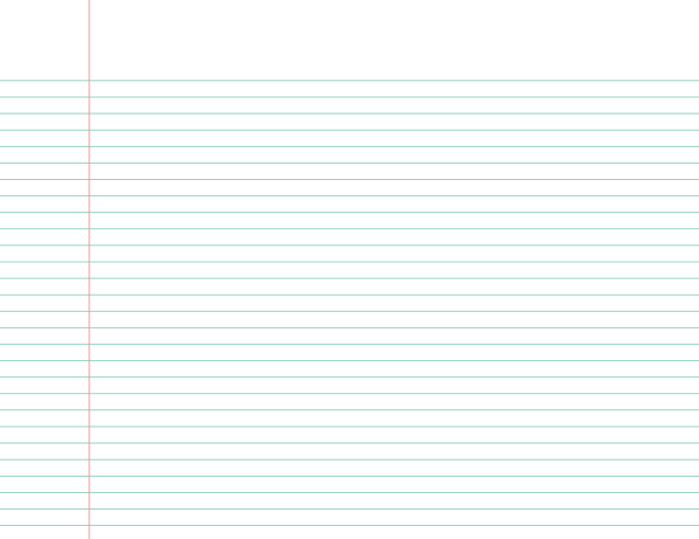 Blank lined paper pencil red free wallpaper for desktop - medium preview image