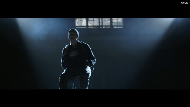 Man stool dark room lights free wallpaper for desktop - medium preview image