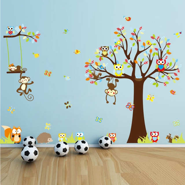 Wall tree monkeys soccer balls #2 free wallpaper for tablet - medium preview image