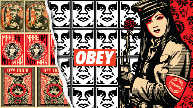 Woman rose obey poster images #2 free wallpaper for desktop - medium preview image
