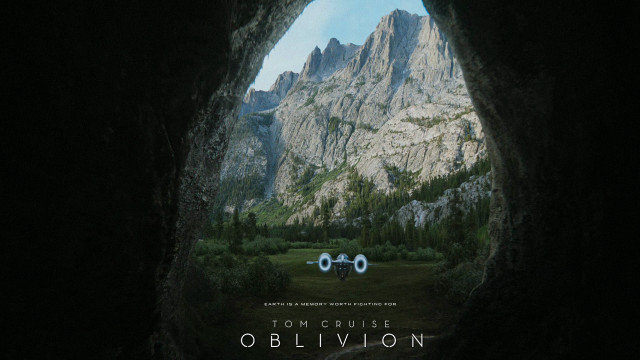 Oblion movie poster mountain lake free wallpaper for desktop - medium preview image