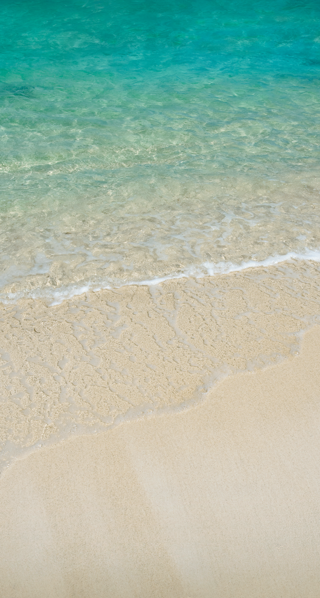 Beach blue ocean white sand #2 free wallpaper for mobile - medium preview image