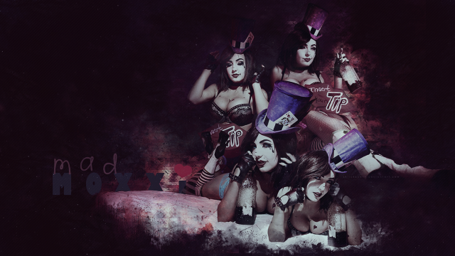 Women costumes group photo dark free wallpaper for desktop - medium preview image