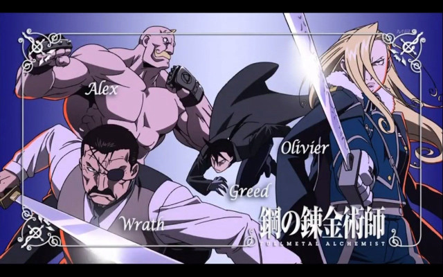 Anime characters swords group action #12 free wallpaper for desktop - medium preview image