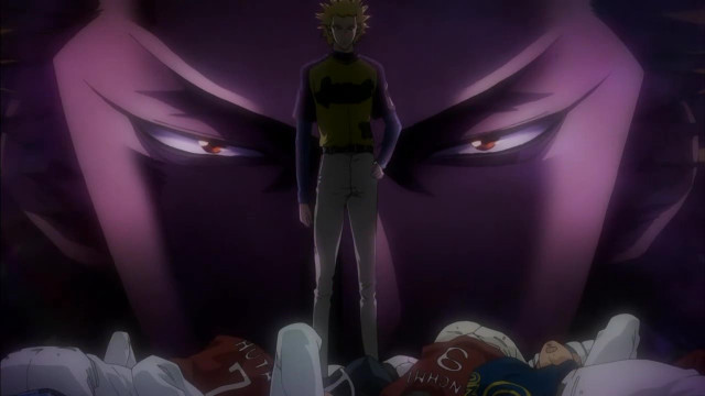 Man purple monster eyes open free wallpaper for desktop - medium preview image