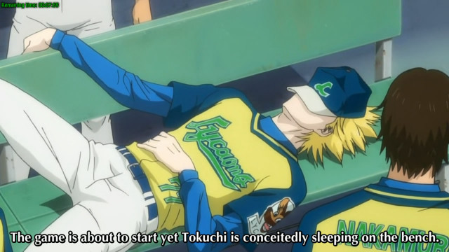 Baseball player bench dugout caption free wallpaper for desktop - medium preview image