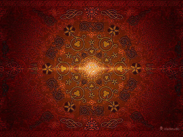 Red gold design background bottom free wallpaper for desktop - medium preview image