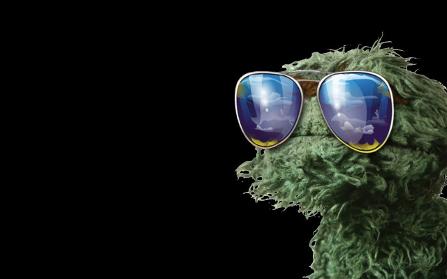 Green monster sunglasses planet grass free wallpaper for desktop - medium preview image