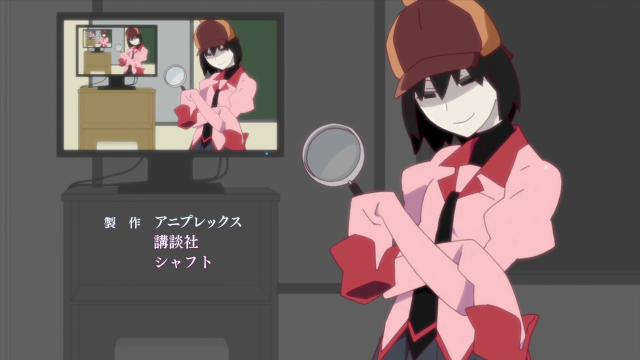 Woman pink coat hat magnifying free wallpaper for desktop - medium preview image