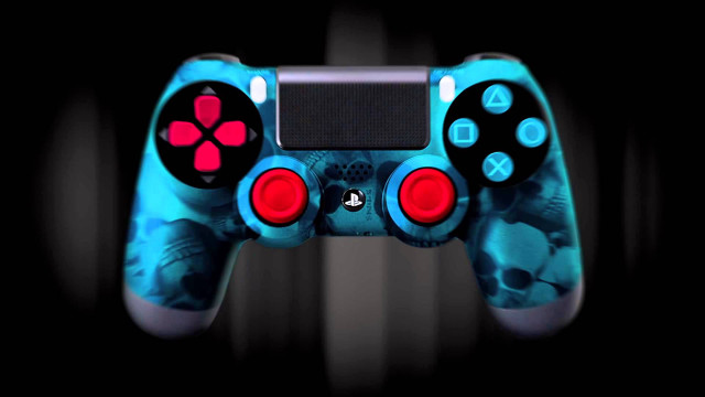 Controller skulls glowing vanitas digital free wallpaper for desktop - medium preview image