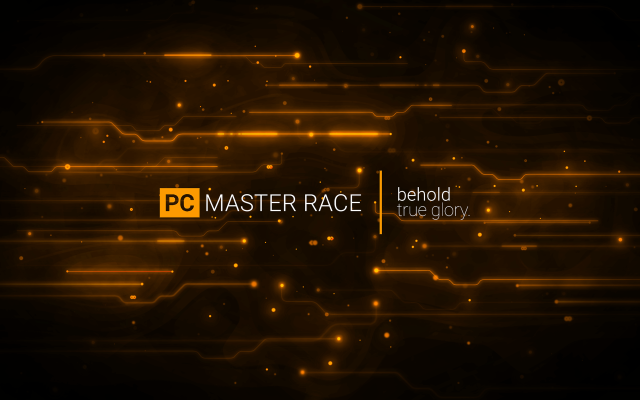 Pc master race circuit galaxy free wallpaper for desktop - medium preview image