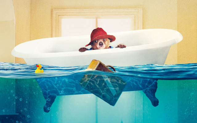 Dog hat bathtub rubber ducky free wallpaper for desktop - medium preview image