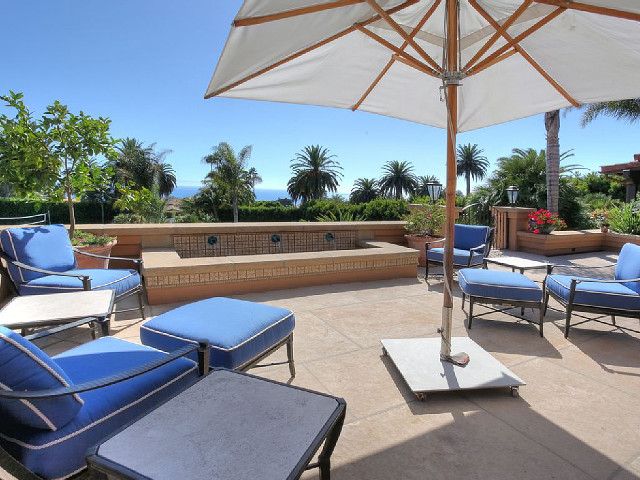 Patio blue chairs umbrella fire free wallpaper for desktop - medium preview image