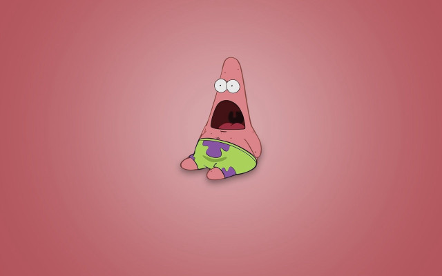 Cartoon character surprised expression mouth free wallpaper for desktop - medium preview image
