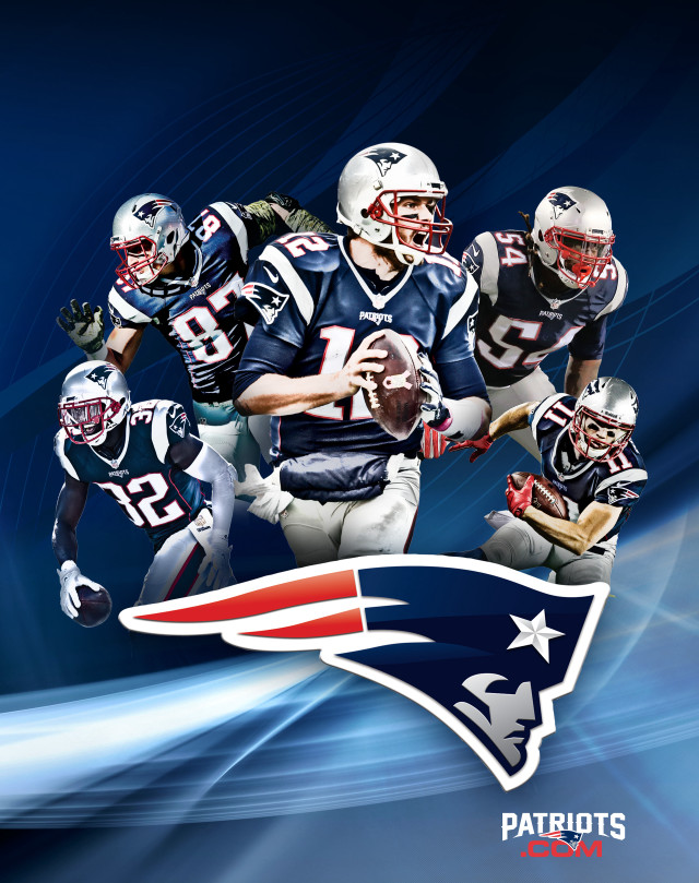 New england football players running #2 free wallpaper for mobile - medium preview image