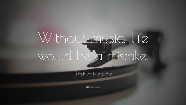 Without music life would be free wallpaper for desktop - medium preview image
