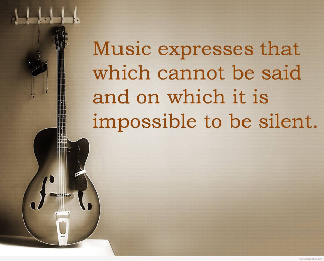 Guitar table quote music expresses free wallpaper for desktop - medium preview image