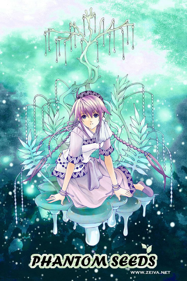 Girl sitting table plant hand free wallpaper for mobile - medium preview image