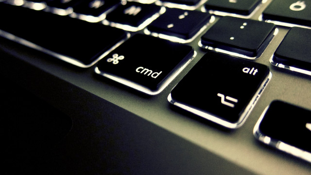 Keyboard closeup black white computer free wallpaper for desktop - medium preview image