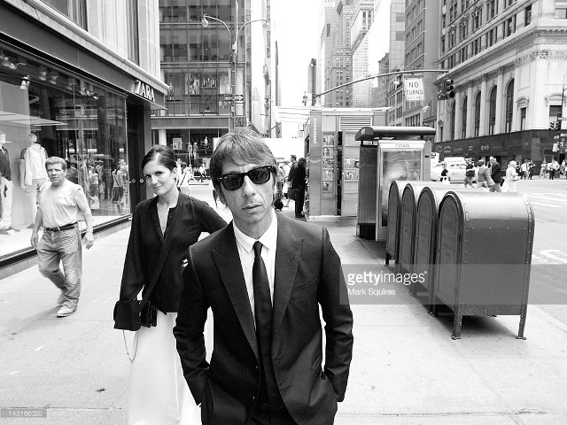Man suit sunglasses street blackwhite free wallpaper for desktop - medium preview image