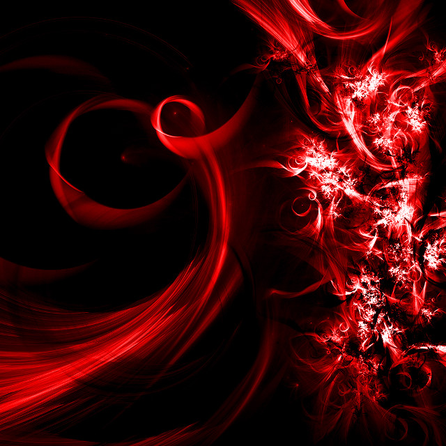 Red abstract background swirls curves free wallpaper for tablet - medium preview image