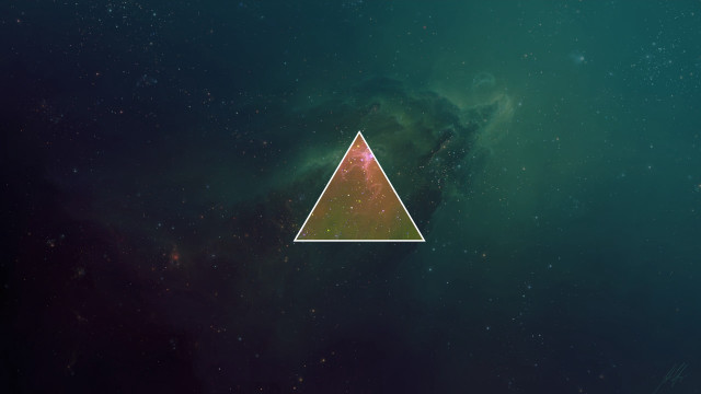 Triangle star galaxy background night free wallpaper for desktop - medium preview image