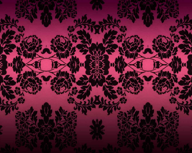 Pink black floral stripe wallpaper free wallpaper for desktop - medium preview image