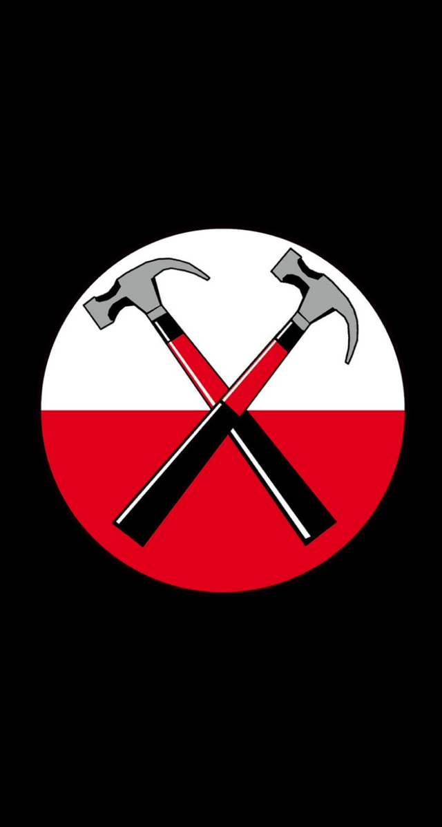 Hammer crossed axes red moon free wallpaper for mobile - medium preview image