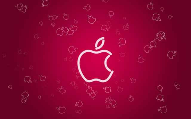 Red apple wallpaper skulls hearts free wallpaper for desktop - medium preview image