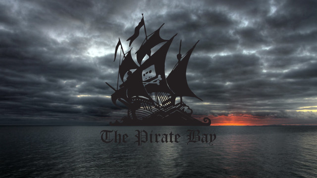Pirate ship ocean cloudy sky free wallpaper for desktop - medium preview image