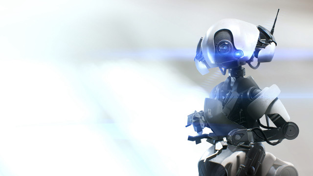 Robot light face arm white free wallpaper for desktop - medium preview image