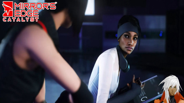 Woman blackheadband man whiteshirt blackwhitejacket free wallpaper for desktop - medium preview image