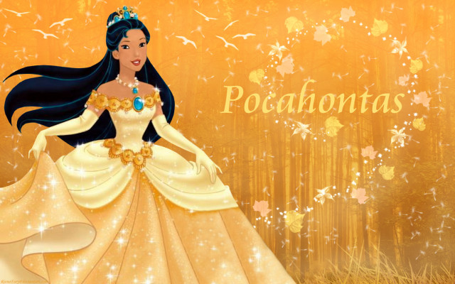 Princess dress name pocahontas image free wallpaper for desktop - medium preview image