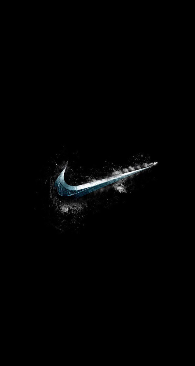Nike logo dark water ocean free wallpaper for mobile - medium preview image