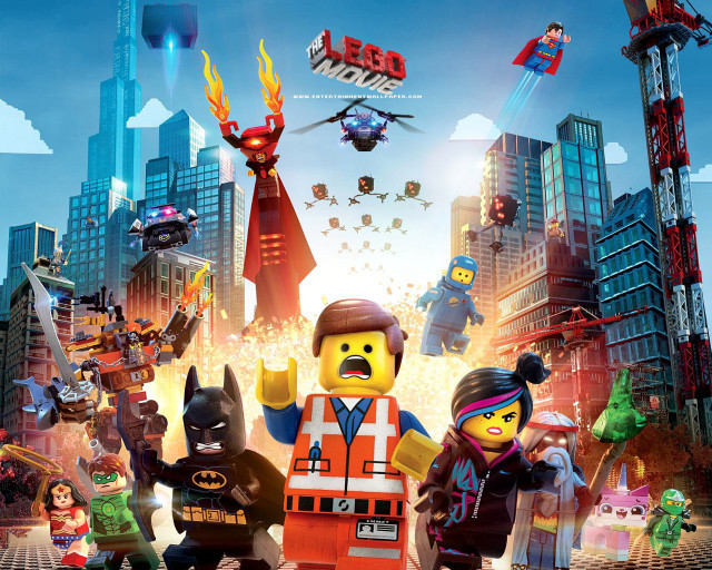 Lego movie poster background characters free wallpaper for desktop - medium preview image