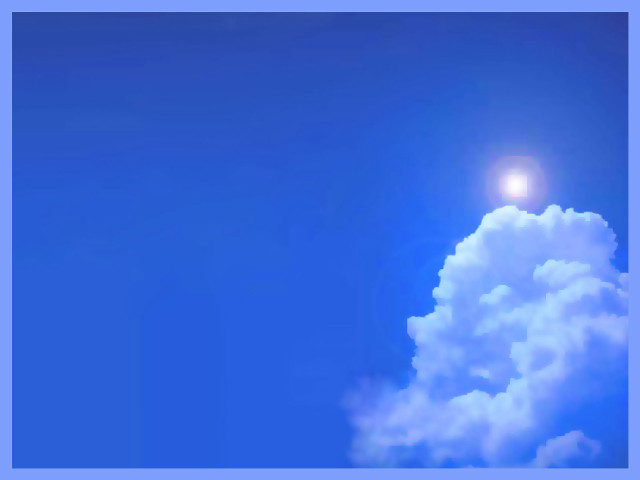 Cloud sun blue sky matte free wallpaper for desktop - medium preview image
