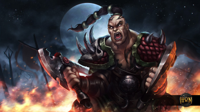 Demonic man holding knife demon free wallpaper for desktop - medium preview image