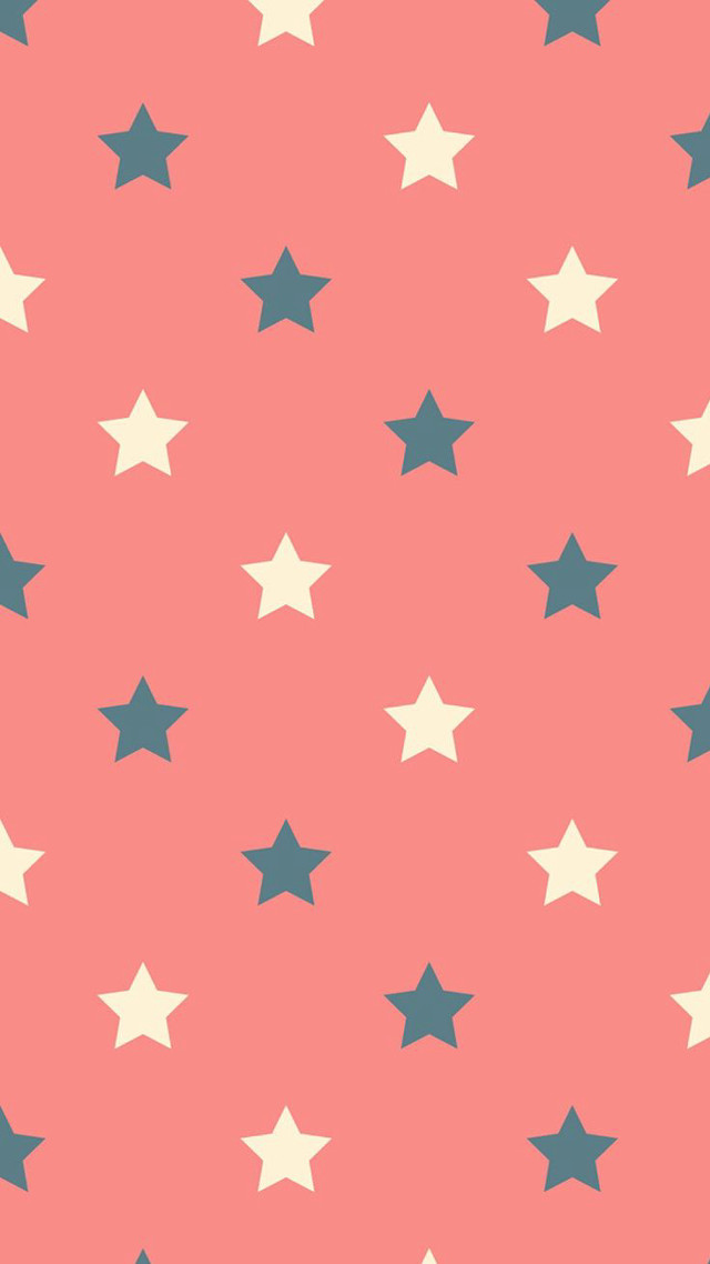 Pink background stars black white free wallpaper for mobile - medium preview image