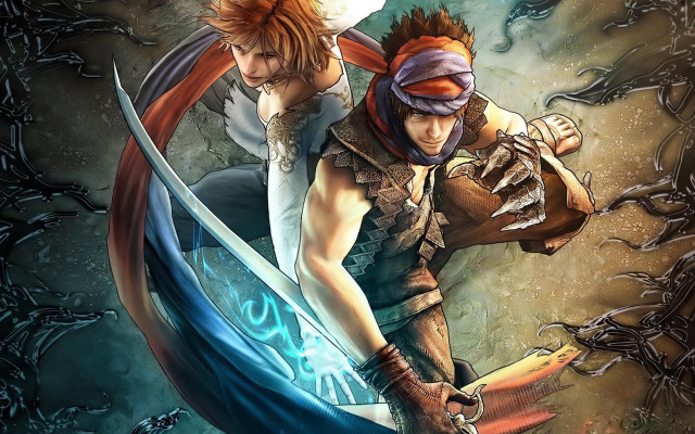 Video game characters swords armor free wallpaper for desktop - medium preview image