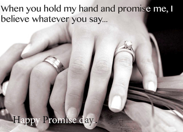 Couple holding hands ring message free wallpaper for desktop - medium preview image