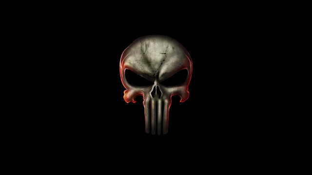 Skull red eyes black background free wallpaper for desktop - medium preview image