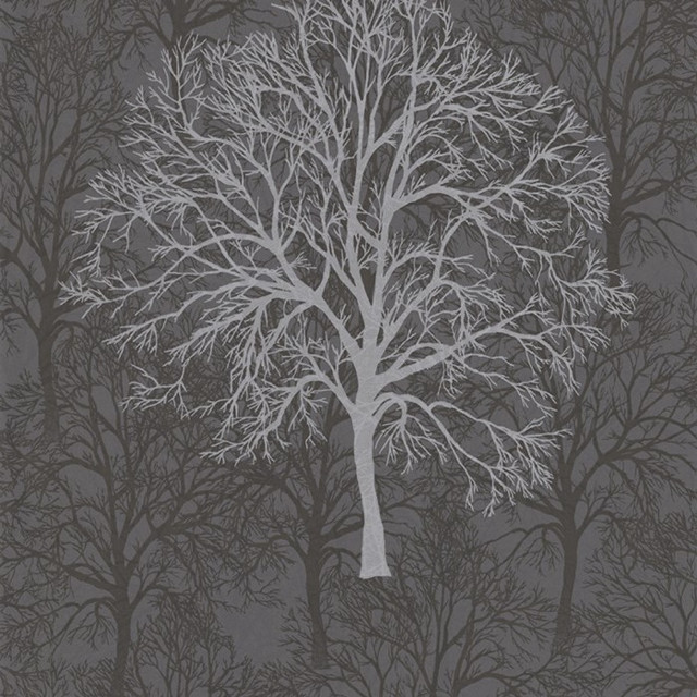 Bare tree forest gray white free wallpaper for tablet - medium preview image