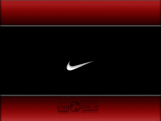 Black red wall nike logo free wallpaper for desktop - medium preview image