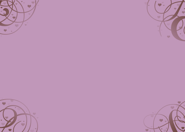Purple heart swirly bottom blackborder free wallpaper for desktop - medium preview image