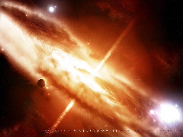 Large star bright light distant free wallpaper for desktop - medium preview image