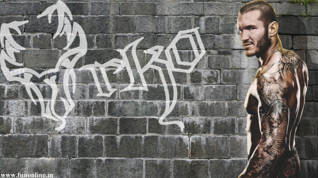 Man tattoo brick wall graffiti #2 free wallpaper for desktop - medium preview image