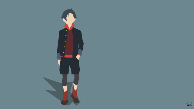 Man red shirt black shorts free wallpaper for desktop - medium preview image