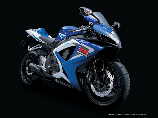 Blue motorcycle dark room black #2 free wallpaper for desktop - medium preview image