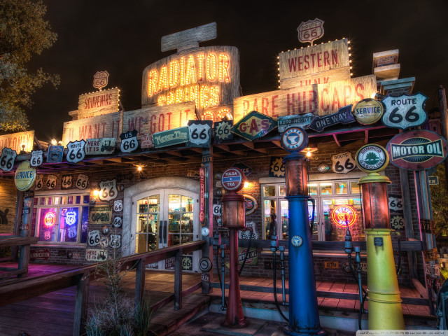 Tokyo cityscape clocktower signs lights free wallpaper for desktop - medium preview image